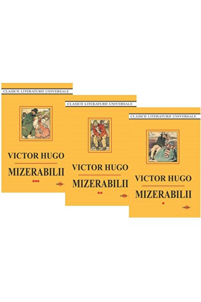 Editura Cartex Mizerabilii (3 VOLUME), Victor Hugo