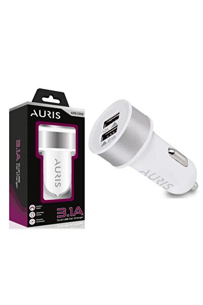Auris CR12 Araç Çakmaklık 2xUSB Şarj Aleti Başlığı Eco 3.1Amper