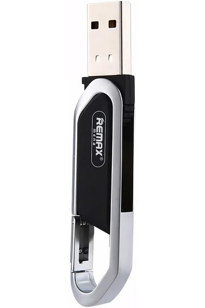 Remax Mena Metal 64GB USB Flash Drive with Keychain, 2.0 USB High Speed, Anti Lost USB Flash Drive H
