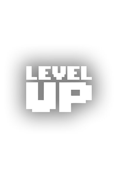 Reysa Tasarım ملصق ليفل اب مقاس 17×17 سم باللون الأبيض