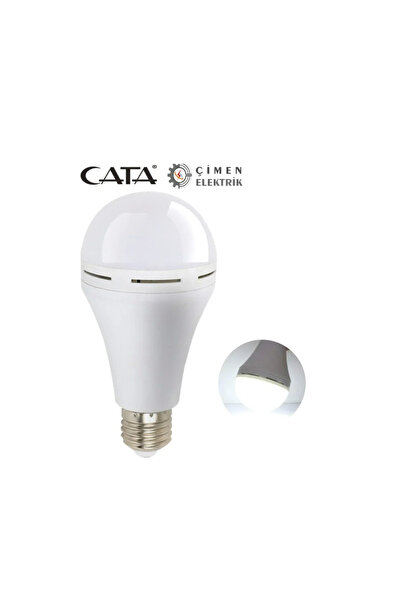 Mercansa CATA CT 4229 9W Şarjlı Led Ampul 6400K Beyaz Işık