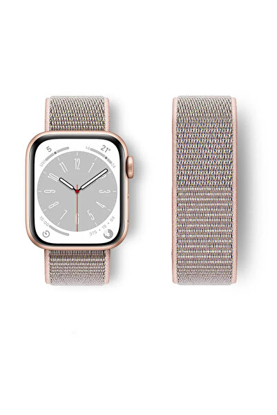 Choice 41mm 40mm 38mm pink sand 5 Nylon Sport loop Strap For Apple Watch Band...