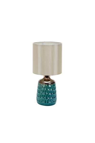 micasa Ceramic Blue 20X20X31 Table Lamp