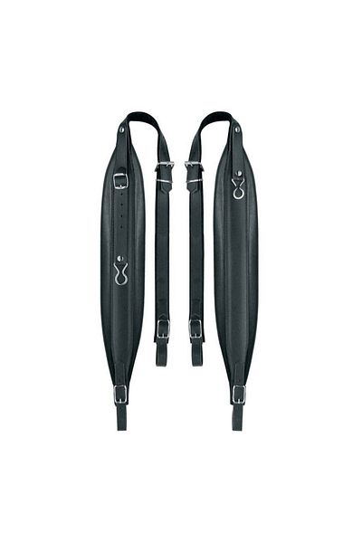 Boston 80LCS, set of 2 accordion straps 96 - 120 basses, 99 - 104 x 8 cm, top leather / velvet