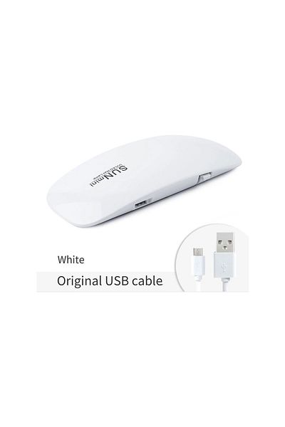 TT Tahtakale Toptancıları White Sun Mini 6W Nail Dryer Lamp Portable 6 Led Uv Manicure Machine