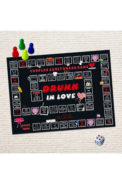 OBRO Drunk In Love Couples Game - Adult Party Fun 18+