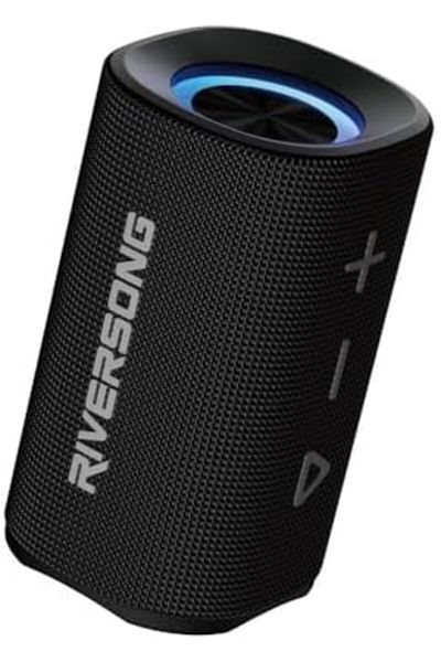 RİVERSONG Jazz L16 Portable Bluetooth Speaker, 20W HD Stereo Sound, Super Bass, IPX6 Waterproof, TWS Pairing