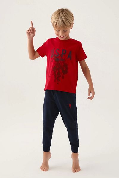 U.S. Polo Assn. Men's Waiter Double Set - Red