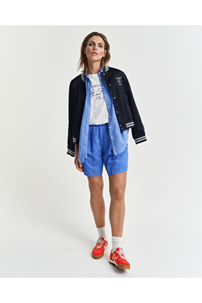 Gant Kadın Mavi Relaxed Fit Şort
