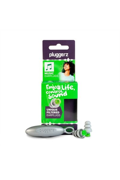 PLUGGERZ Silicone earplugs with unique filter for music, Pluggerz Enjoy Music, 2 pieces