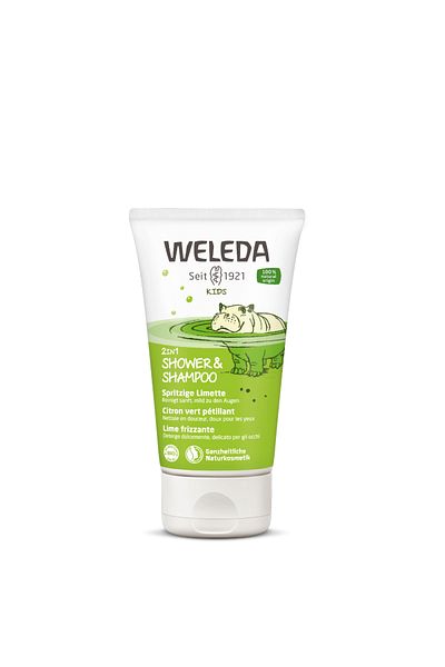 Weleda Baby Kids 2in1 Gel de duș & șampon Lime