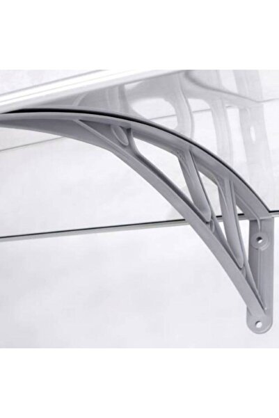 Genel Markalar Kapı Üstü Pratik Sundurma 120 X 60 cm Gri