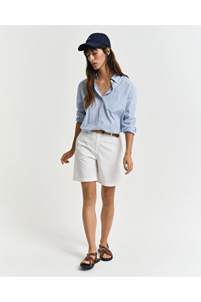 Gant Kadın Beyaz Regular Fit Şort