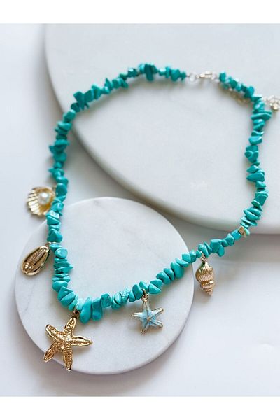 CHARMLUCKY Coral Sea Charm Necklace