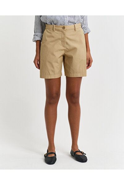 Gant Kadın Bej Relaxed Fit Şort