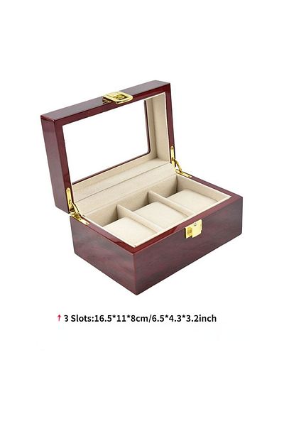 Choice 3 slots Luxury Wooden Watch Box 1/2/3/5/6/10/12 Grids Watch Organizers 6 Slots Wood Holder Boxes for
