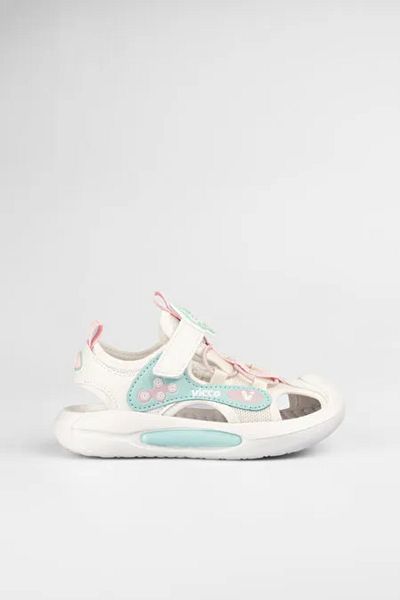 Vicco Rocket Lighted Children's Sandals White Pink