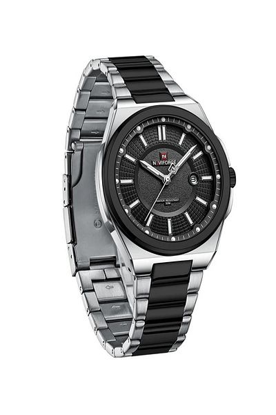 Naviforce stainless steel men's watch