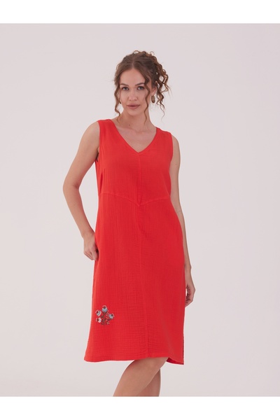 Ezgi Otantik Lena Müslin Elbise