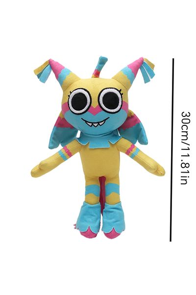 Choice MediumVioletRed Dandy’s World Plush Pebble or Yatta Plush Toys Game Peripheral Figure Flutter or Gin