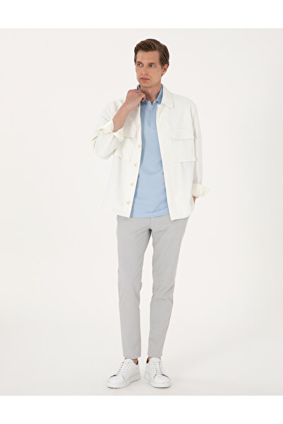 Pierre Cardin Beyaz Regular Fit Gömlek Ceket 50305742-VR013