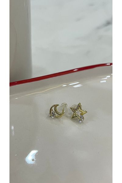 DUSK Moon Star Earrings