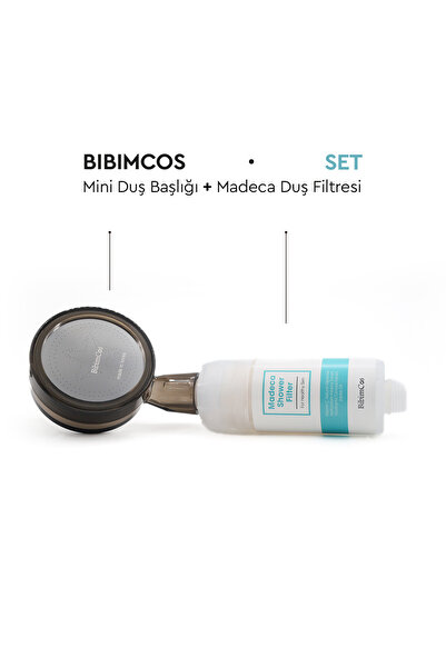 Bibimcos Mini Duş Başlığı + Madeca Duş Filtresi