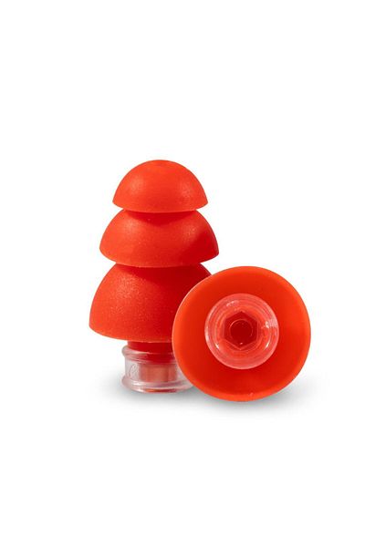 PLUGGERZ Silicone earplugs for ear protection while riding a motorcycle or driving, Pluggerz Road, 4 pieces