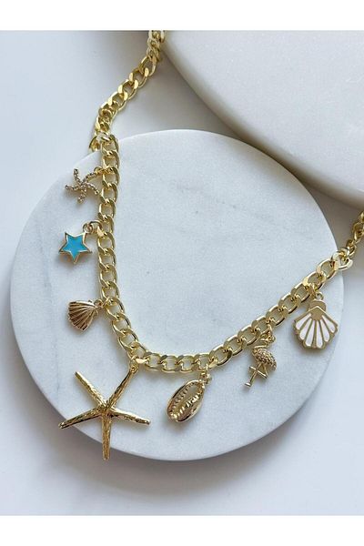 CHARMLUCKY Sea Star Charm Necklace