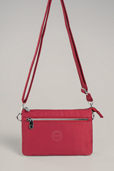 Getcho Frent Red Women's Crossbody Bag Small Size Zippered Lightweight Structure Adjustable Strap Daily Use