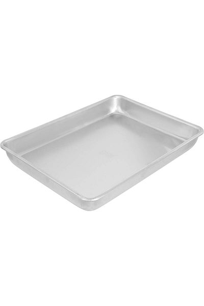 Alsaif Gallery Aluminum tray Alsaif Gallery, 45×33×5 cm - Silver