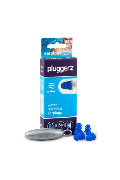 PLUGGERZ Dopuri de urechi din silicon pentru înot, Pluggerz Water, 4 bucăți