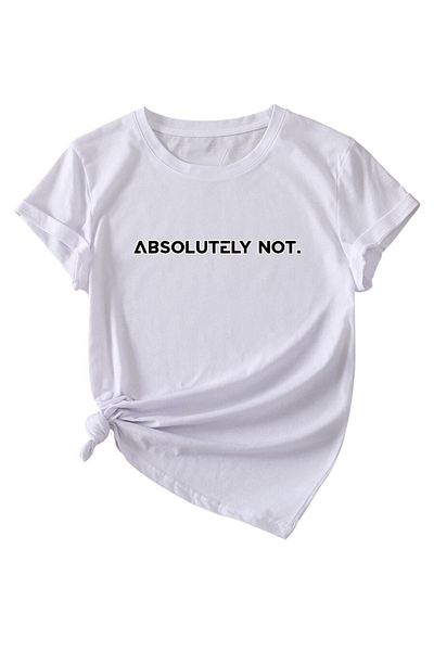 uyguntarz Unisex Απολύτως Όχι. Μπλουζάκι με σχέδιο