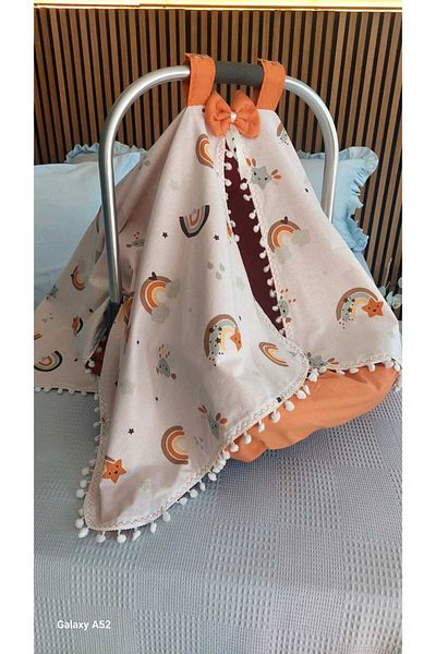 NEDA HOME Muslin Fabric 2-Piece Stroller Set