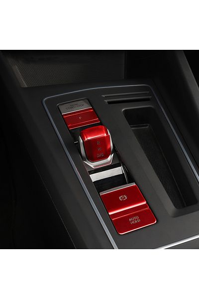 Otovo Stylish Dsg Gear Shift Knob Set Red