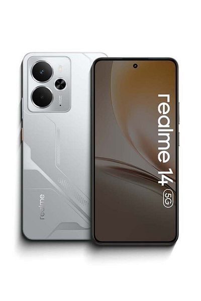 realme 14 5G Dual SIM Mecha Silver 12GB RAM 256GB - Middle East Version