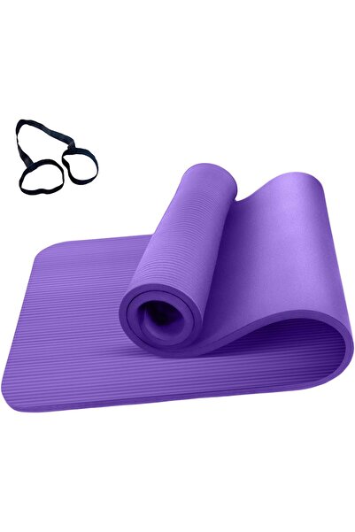BUNCA 10mm Thick High Density Yoga Exercise Mat with Comfort Foam for Exercis...