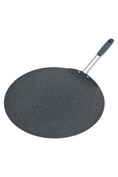 Alsaif Gallery صينية جرانيت السيف غاليري، 40 سم - رمادي