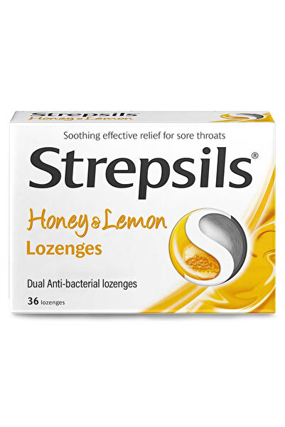 STREPSİLS ستربسلز إكسترا بالعسل والليمون - 36 قرصًا
