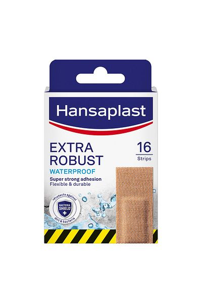 Hansaplast ضمادات قوية للغاية ومقاومة للماء ومتينة وتوفر حماية طويلة الأمد للجروح