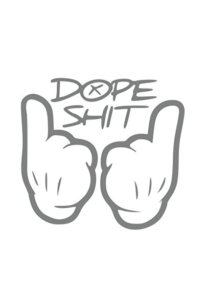 Reysa Tasarım ملصق دوب شيت مقاس 17x17 سم رمادي