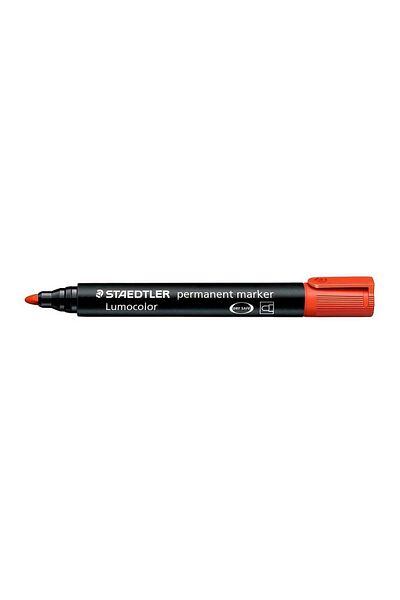 Staedtler Marker permanent universal 2mm, Lumocolor, 352 Roșu
