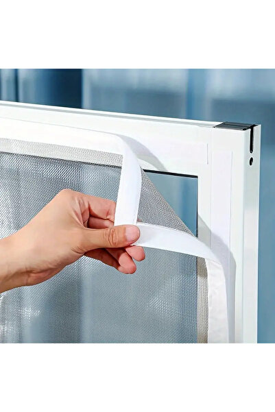 Choice66 شاشات أبواب ونوافذ صيفية مقاومة للبعوض، مقاس 115 سم أبيض - 60 سم، مت...