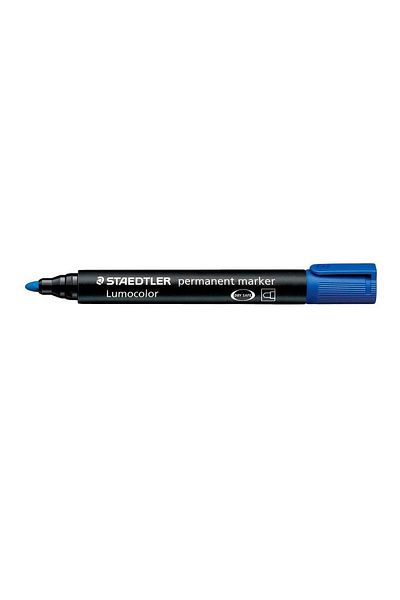 Staedtler Marker permanent universal 2mm, Lumocolor, 352 Albastru