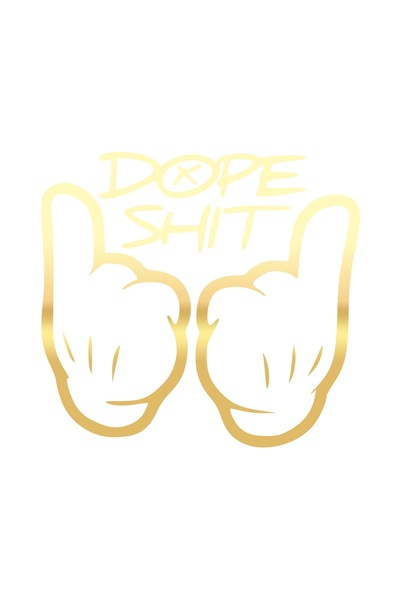 Reysa Tasarım ملصق دوب شيت مقاس 17x17 سم ذهبي