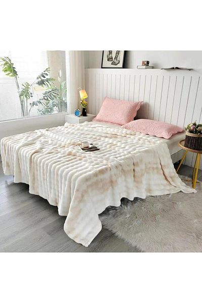 Sonia-home Cocolino blanket 200 x 230 Sonia Home Design - creamy white