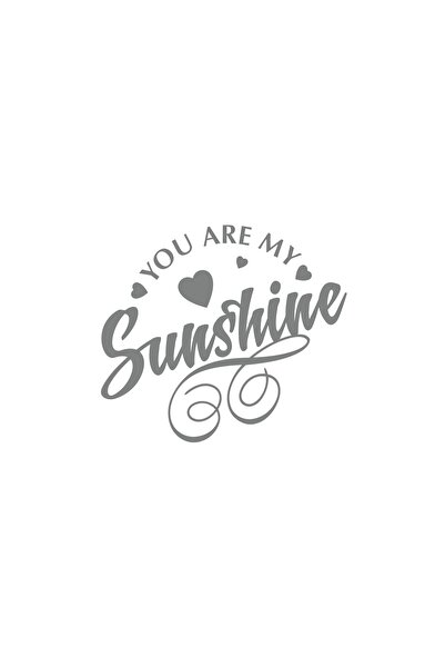 Reysa Tasarım Sunshine Sticker 17X17 cm Gray