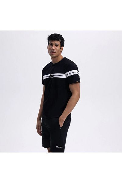 Ellesse Ανδρικό μαύρο μπλουζάκι – Em442-bk