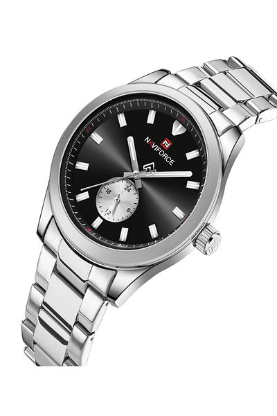 Naviforce Men's Classic Quartz Watch for Business & Formal Wear