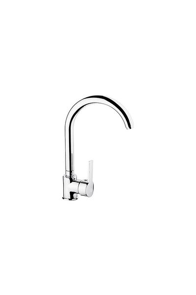 HAY Mars Chrome Swan Sink Mixer